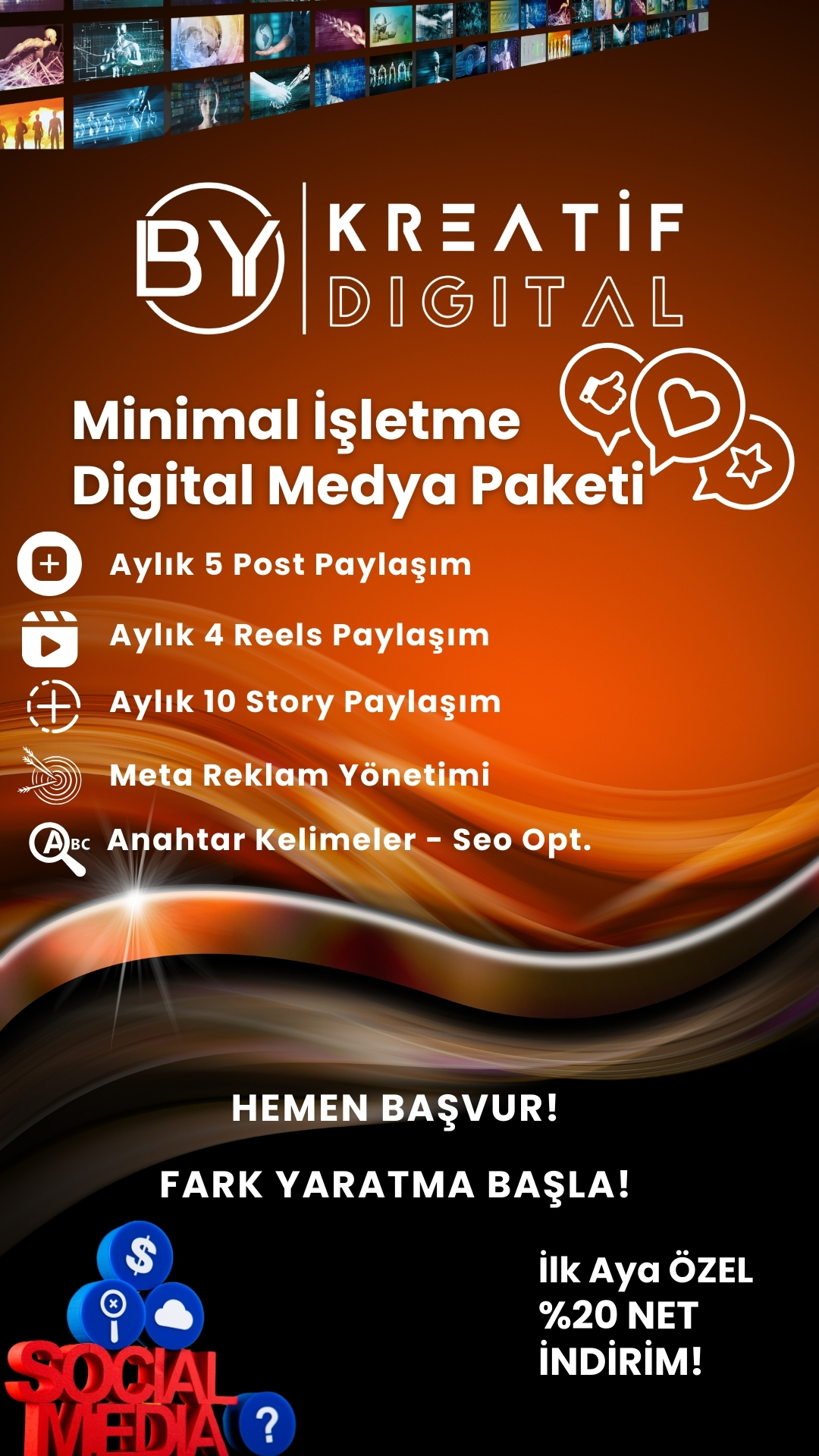 Minimal Sosyal Medya Paketi